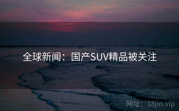 全球新闻：国产SUV精品被关注