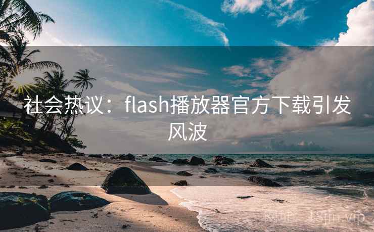 社会热议：flash播放器官方下载引发风波